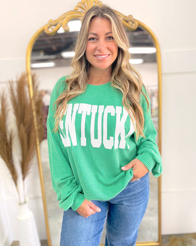 Kentucky Graphic Sweatshirt Green